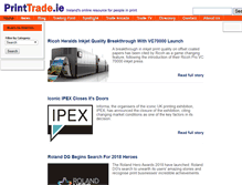 Tablet Screenshot of printtrade.ie